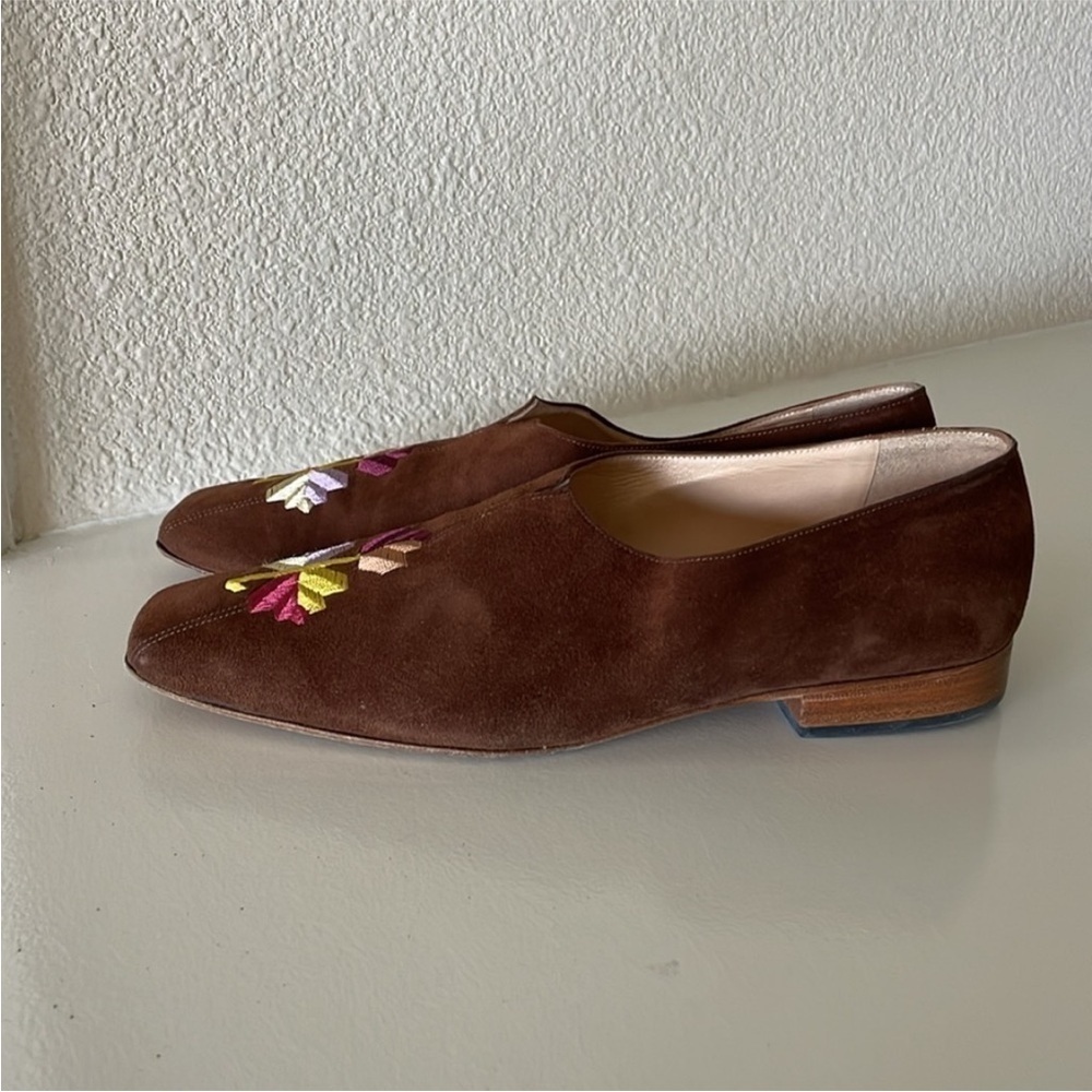 FENDI flats shoes mules size 7.5 - Picture 7 of 8